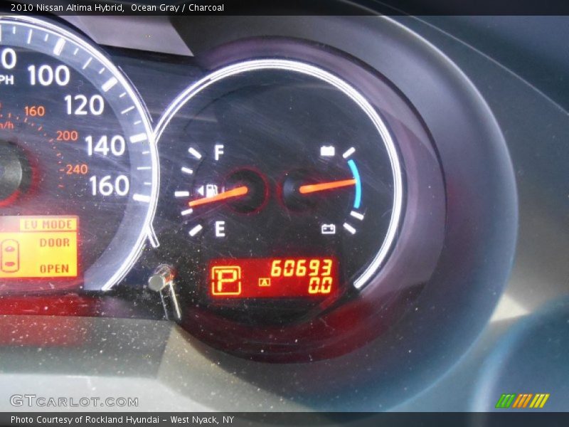 Ocean Gray / Charcoal 2010 Nissan Altima Hybrid
