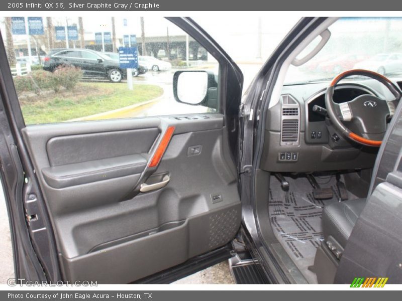Silver Graphite Gray / Graphite 2005 Infiniti QX 56