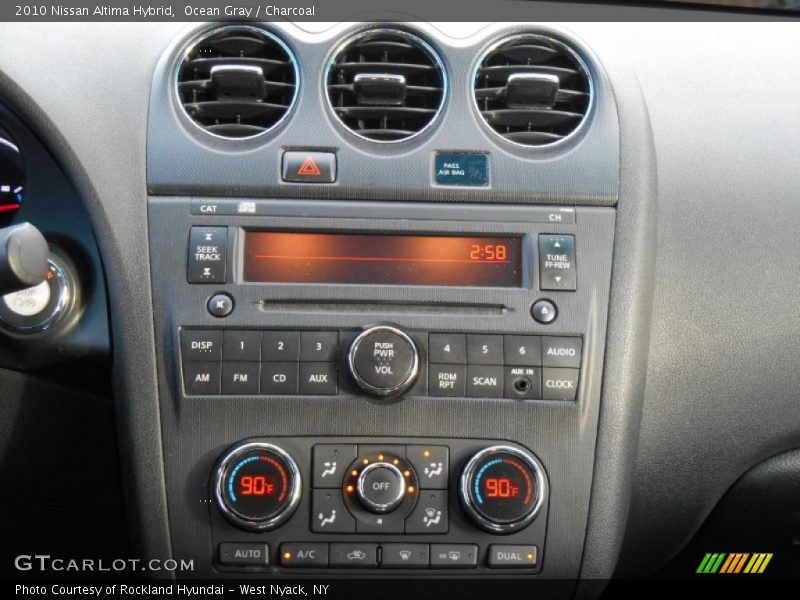 Ocean Gray / Charcoal 2010 Nissan Altima Hybrid