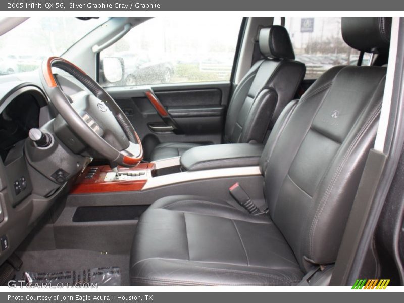 Silver Graphite Gray / Graphite 2005 Infiniti QX 56