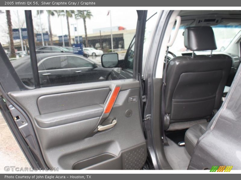 Silver Graphite Gray / Graphite 2005 Infiniti QX 56