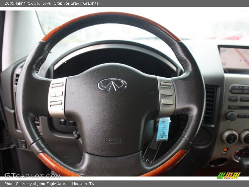Silver Graphite Gray / Graphite 2005 Infiniti QX 56