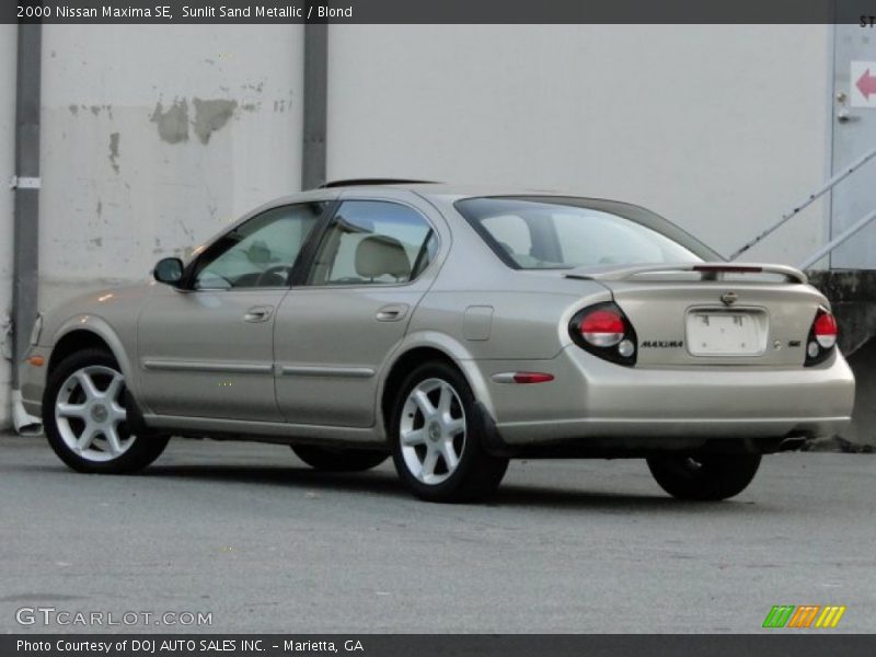 Sunlit Sand Metallic / Blond 2000 Nissan Maxima SE