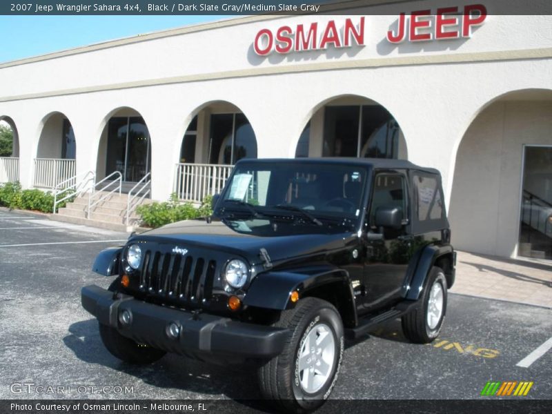 Black / Dark Slate Gray/Medium Slate Gray 2007 Jeep Wrangler Sahara 4x4