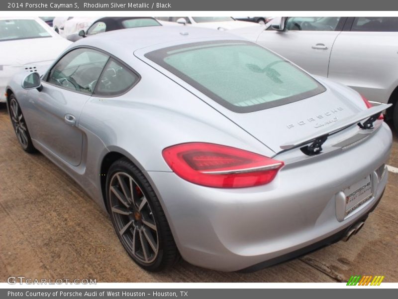 Rhodium Silver Metallic / Black 2014 Porsche Cayman S
