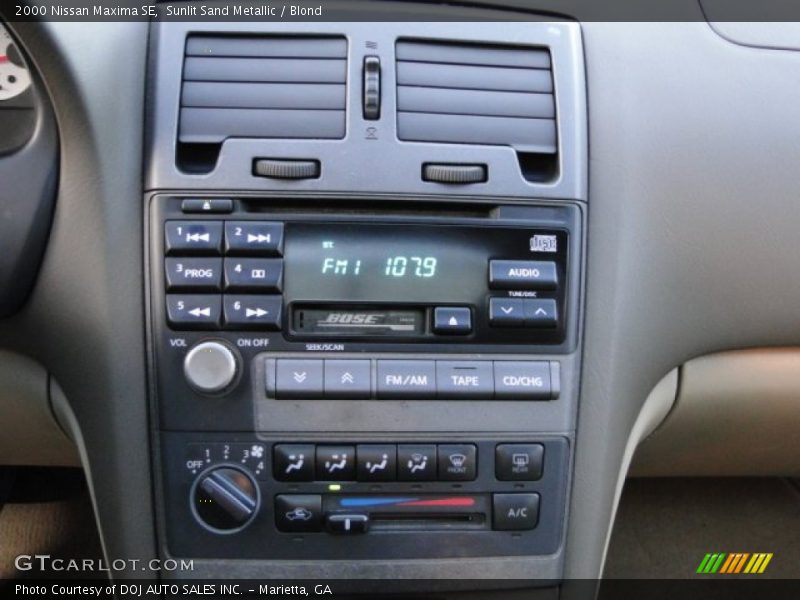 Controls of 2000 Maxima SE