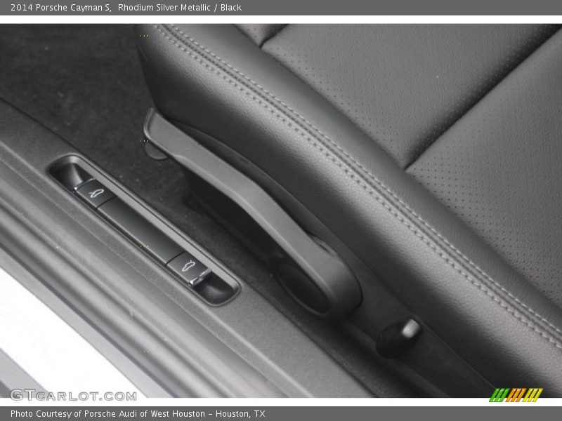 Rhodium Silver Metallic / Black 2014 Porsche Cayman S