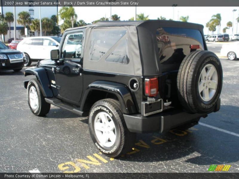 Black / Dark Slate Gray/Medium Slate Gray 2007 Jeep Wrangler Sahara 4x4