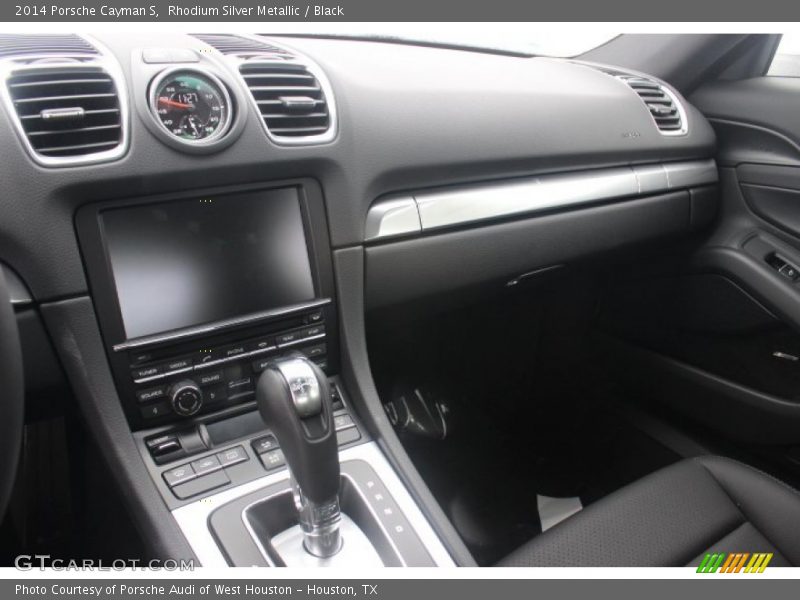 Rhodium Silver Metallic / Black 2014 Porsche Cayman S