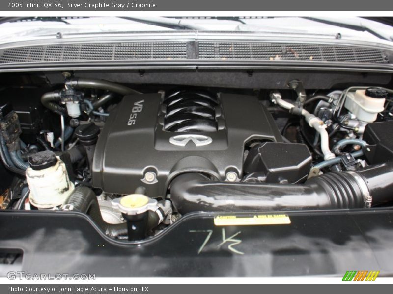 Silver Graphite Gray / Graphite 2005 Infiniti QX 56