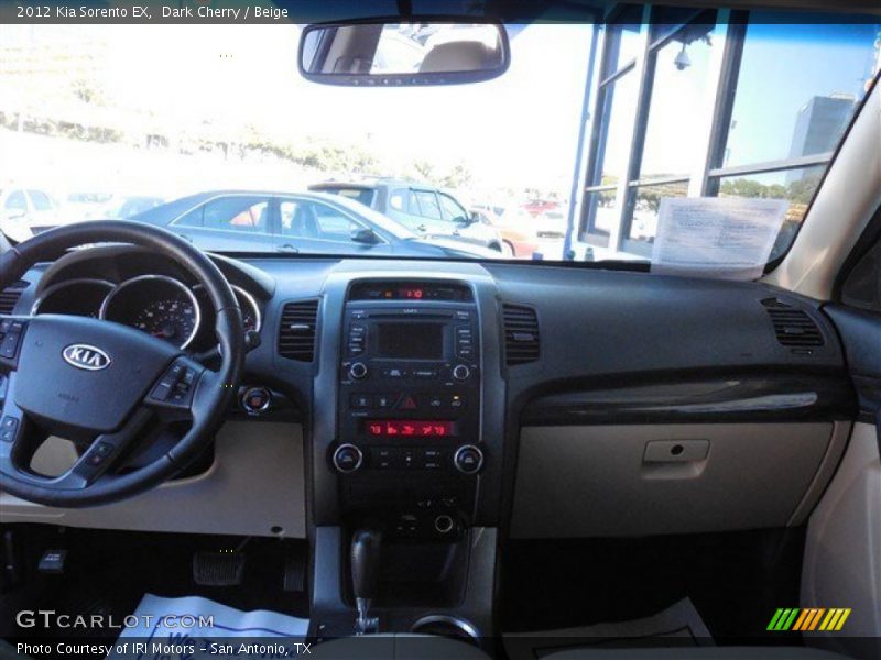 Dark Cherry / Beige 2012 Kia Sorento EX