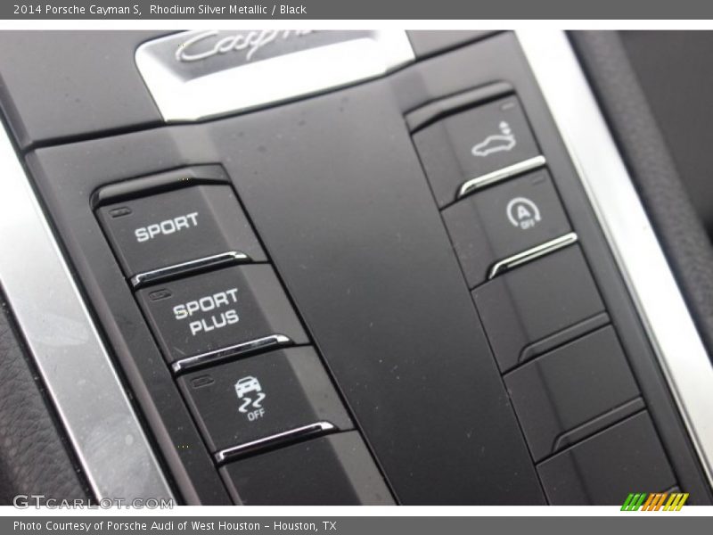 Rhodium Silver Metallic / Black 2014 Porsche Cayman S