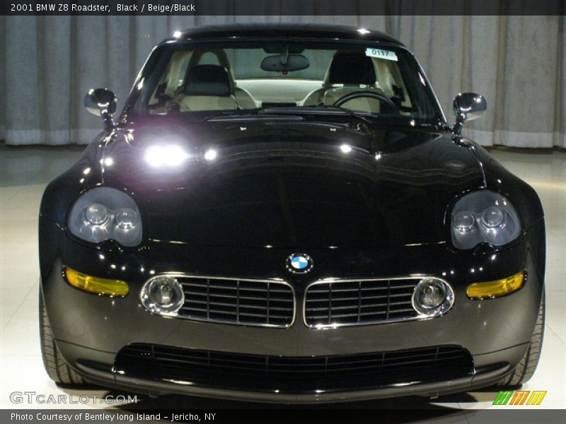 2001 BMW Z8, Black / Black/Beige, Front - 2001 BMW Z8 Roadster