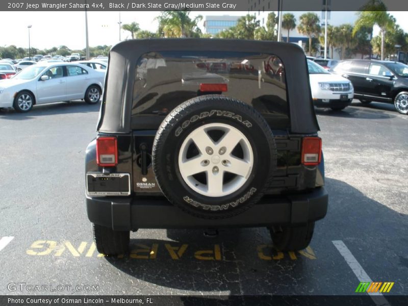 Black / Dark Slate Gray/Medium Slate Gray 2007 Jeep Wrangler Sahara 4x4