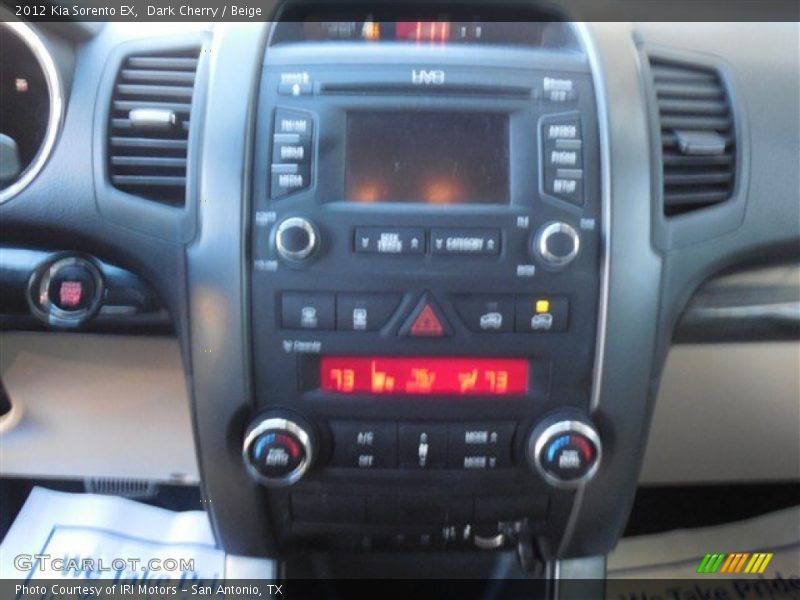 Dark Cherry / Beige 2012 Kia Sorento EX