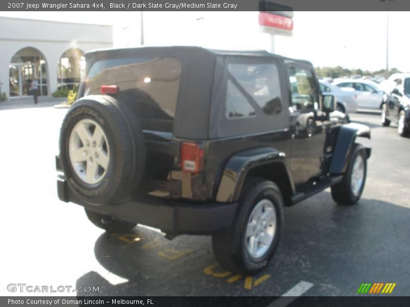 Black / Dark Slate Gray/Medium Slate Gray 2007 Jeep Wrangler Sahara 4x4
