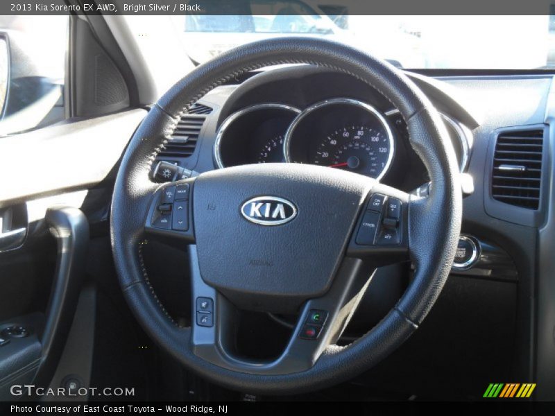 Bright Silver / Black 2013 Kia Sorento EX AWD