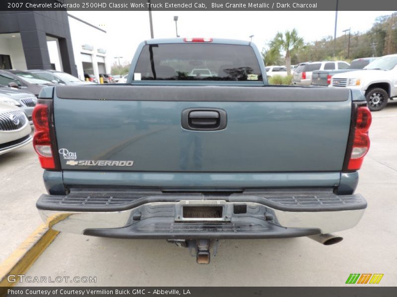 Blue Granite Metallic / Dark Charcoal 2007 Chevrolet Silverado 2500HD Classic Work Truck Extended Cab