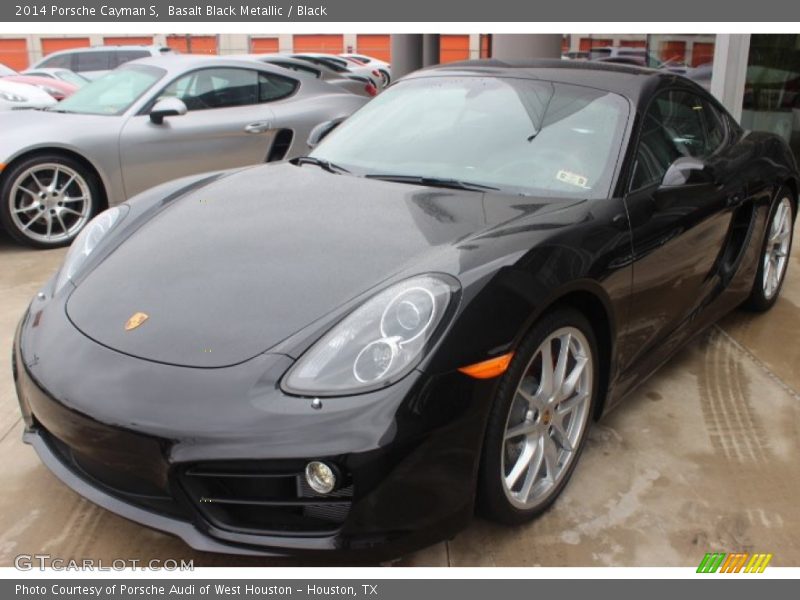 Basalt Black Metallic / Black 2014 Porsche Cayman S