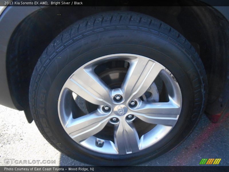 Bright Silver / Black 2013 Kia Sorento EX AWD