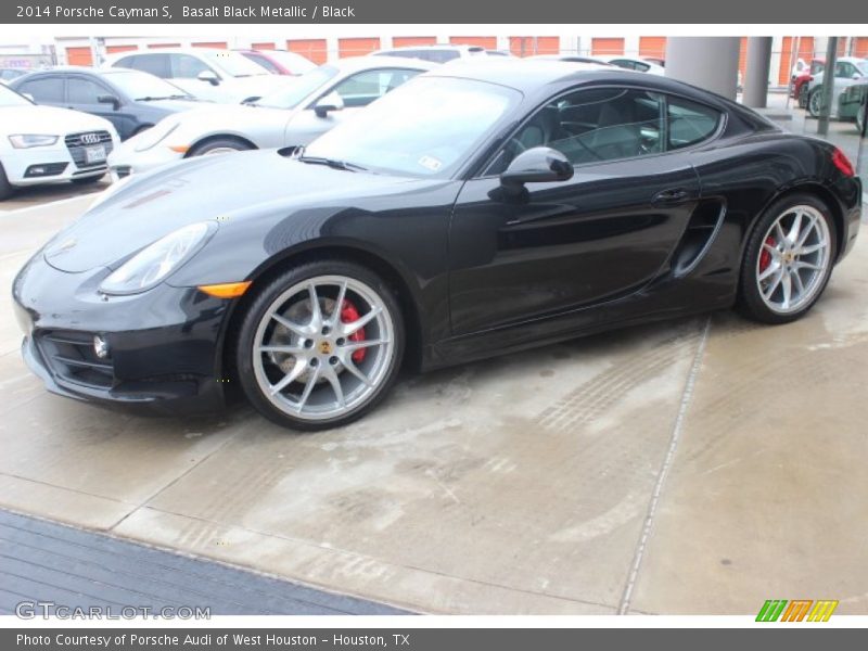 Basalt Black Metallic / Black 2014 Porsche Cayman S