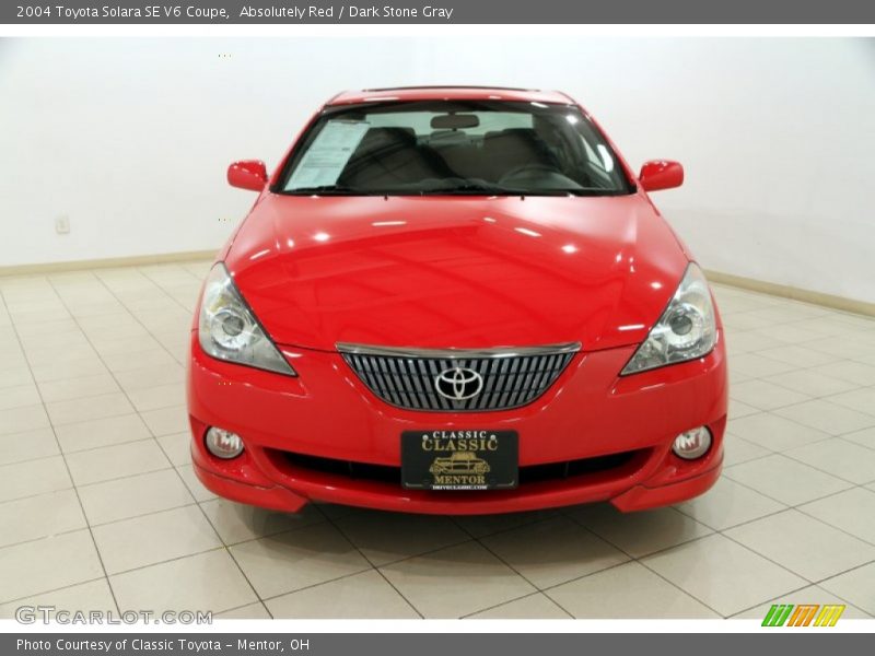 Absolutely Red / Dark Stone Gray 2004 Toyota Solara SE V6 Coupe