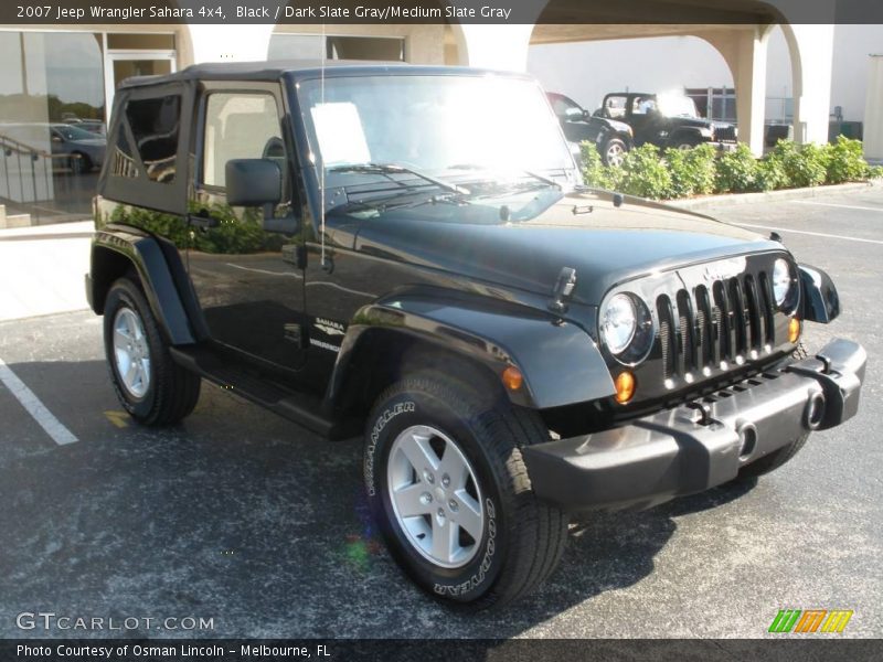 Black / Dark Slate Gray/Medium Slate Gray 2007 Jeep Wrangler Sahara 4x4