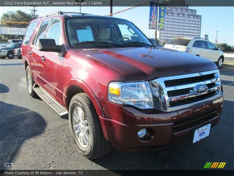 Autumn Red Metallic / Camel 2012 Ford Expedition XLT