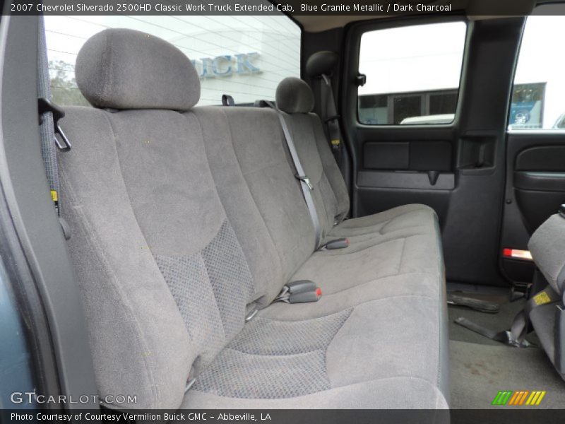 Rear Seat of 2007 Silverado 2500HD Classic Work Truck Extended Cab