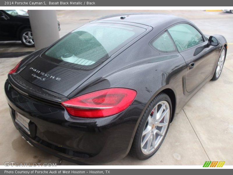 Basalt Black Metallic / Black 2014 Porsche Cayman S