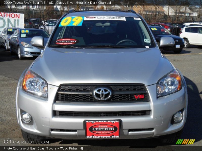 Classic Silver Metallic / Dark Charcoal 2009 Toyota RAV4 Sport V6 4WD