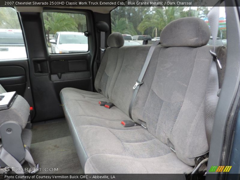 Rear Seat of 2007 Silverado 2500HD Classic Work Truck Extended Cab