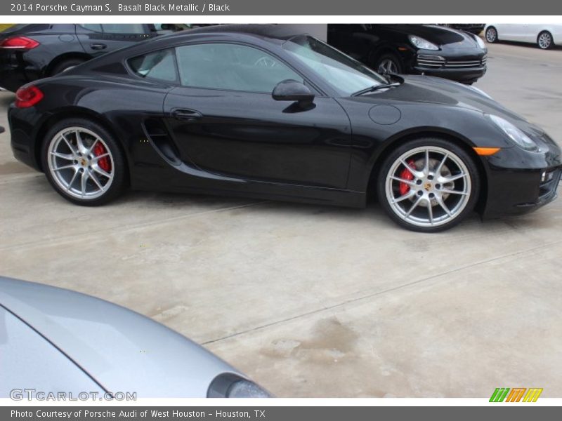 Basalt Black Metallic / Black 2014 Porsche Cayman S