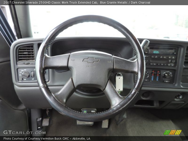  2007 Silverado 2500HD Classic Work Truck Extended Cab Steering Wheel