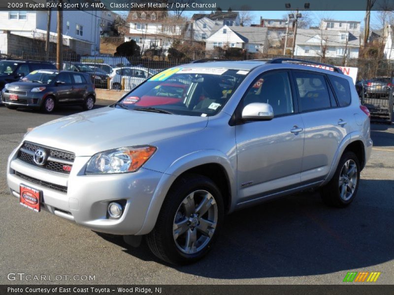 Classic Silver Metallic / Dark Charcoal 2009 Toyota RAV4 Sport V6 4WD