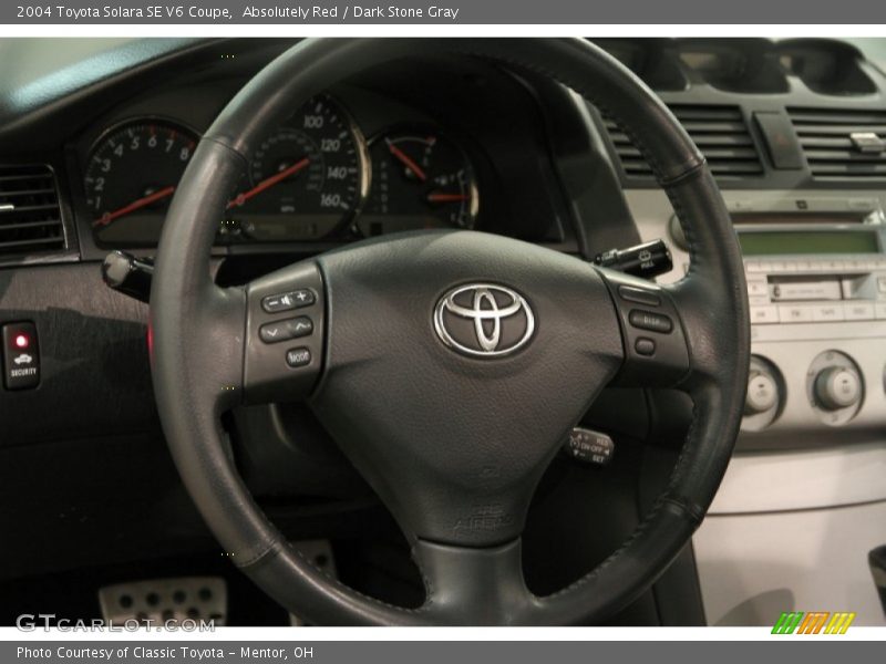 Absolutely Red / Dark Stone Gray 2004 Toyota Solara SE V6 Coupe
