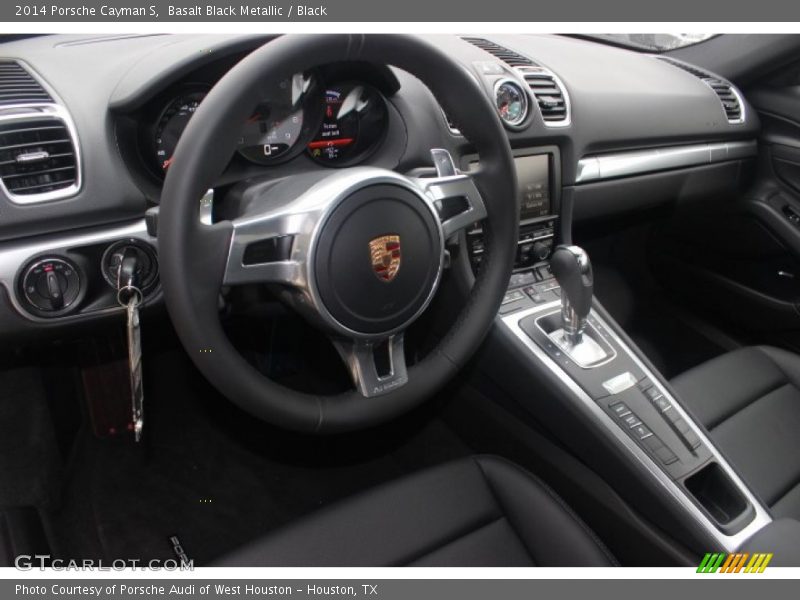 Basalt Black Metallic / Black 2014 Porsche Cayman S