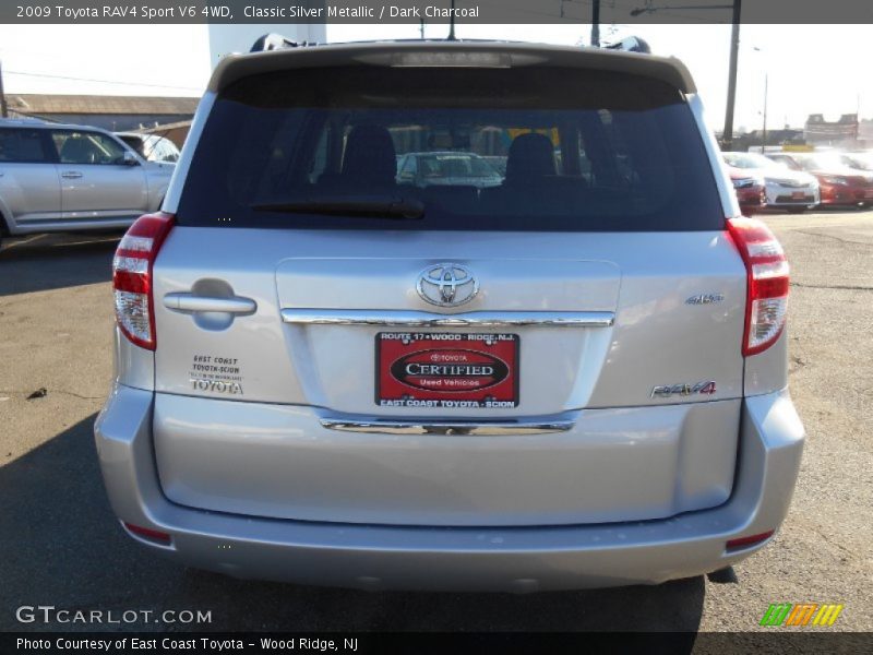 Classic Silver Metallic / Dark Charcoal 2009 Toyota RAV4 Sport V6 4WD