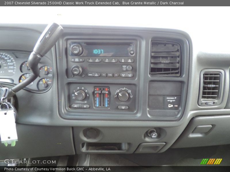 Blue Granite Metallic / Dark Charcoal 2007 Chevrolet Silverado 2500HD Classic Work Truck Extended Cab