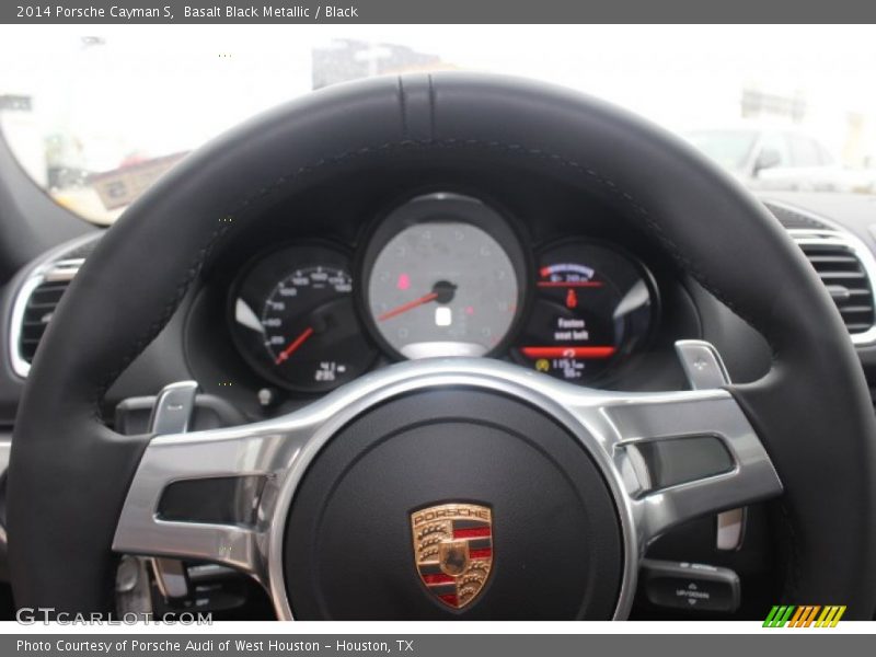 Basalt Black Metallic / Black 2014 Porsche Cayman S