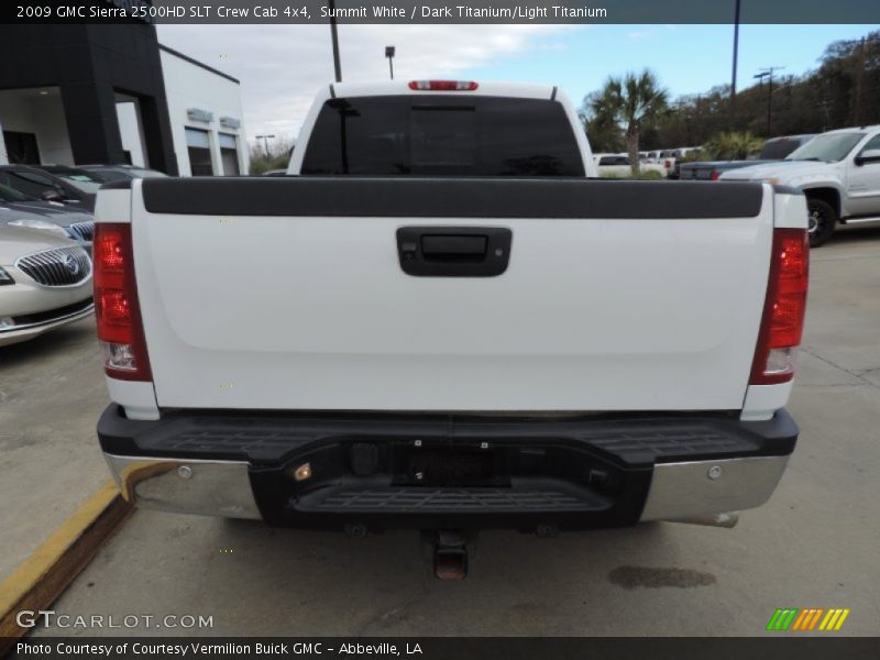 Summit White / Dark Titanium/Light Titanium 2009 GMC Sierra 2500HD SLT Crew Cab 4x4
