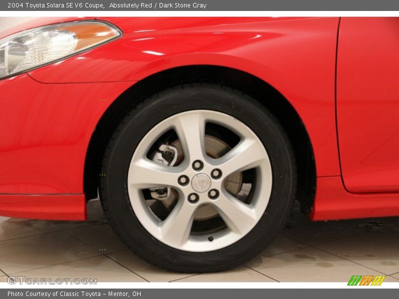 Absolutely Red / Dark Stone Gray 2004 Toyota Solara SE V6 Coupe