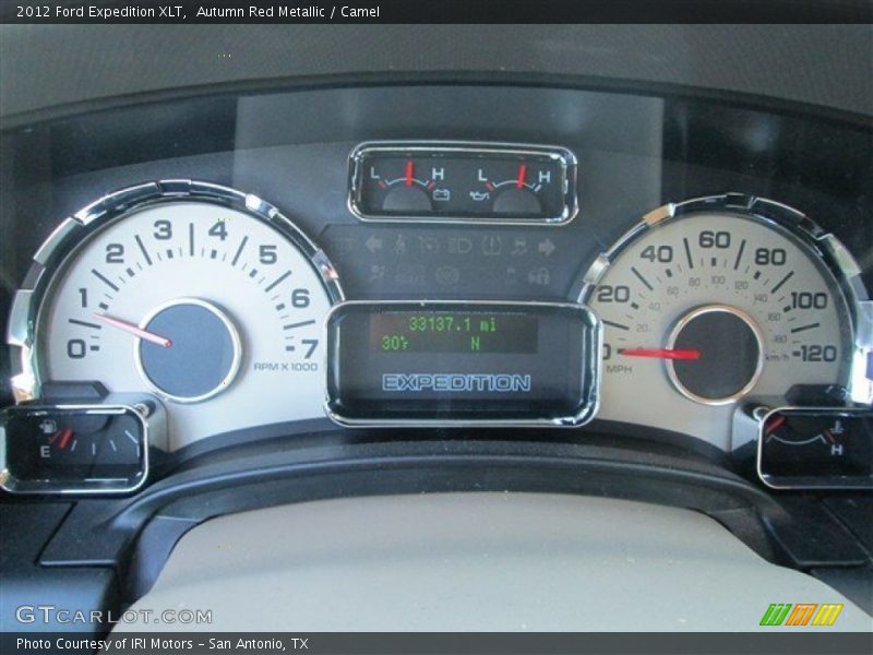 Autumn Red Metallic / Camel 2012 Ford Expedition XLT