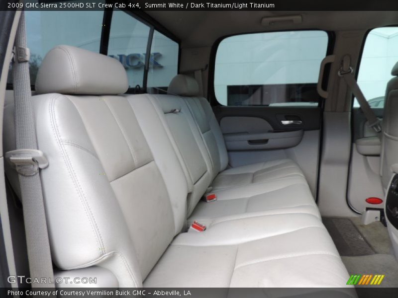 Summit White / Dark Titanium/Light Titanium 2009 GMC Sierra 2500HD SLT Crew Cab 4x4