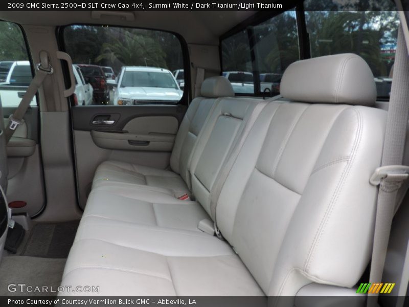 Summit White / Dark Titanium/Light Titanium 2009 GMC Sierra 2500HD SLT Crew Cab 4x4