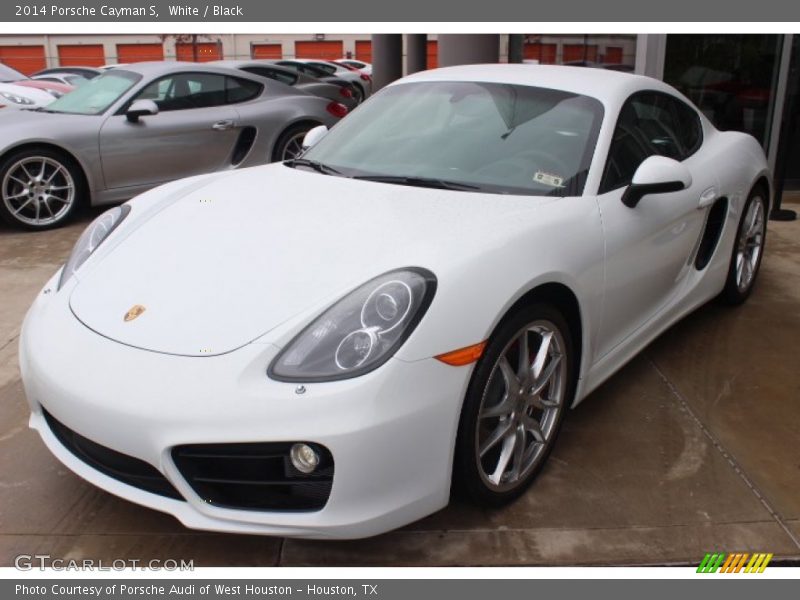 White / Black 2014 Porsche Cayman S