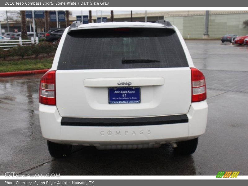Stone White / Dark Slate Gray 2010 Jeep Compass Sport