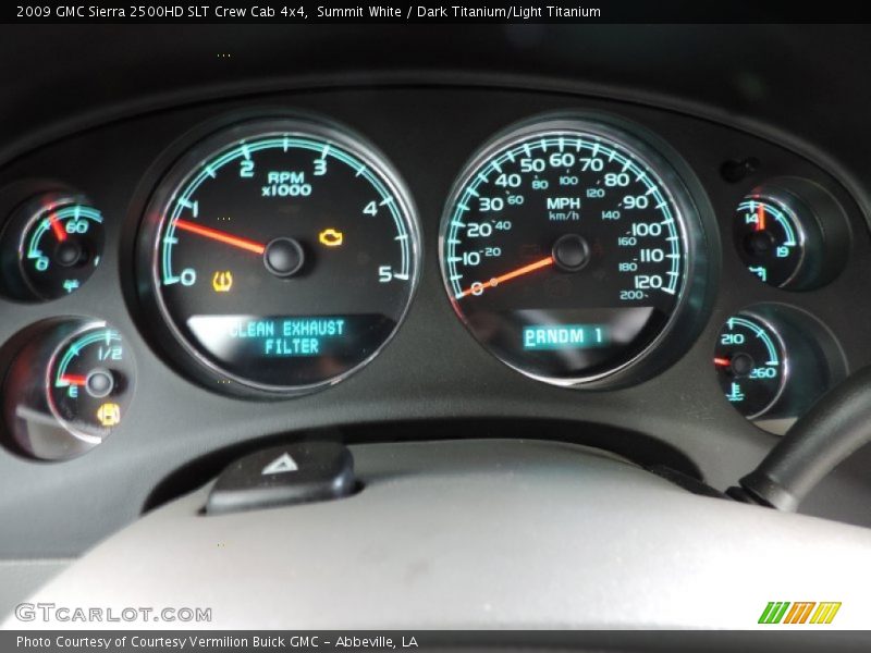 Summit White / Dark Titanium/Light Titanium 2009 GMC Sierra 2500HD SLT Crew Cab 4x4