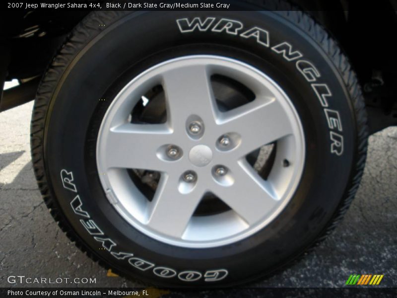 Black / Dark Slate Gray/Medium Slate Gray 2007 Jeep Wrangler Sahara 4x4