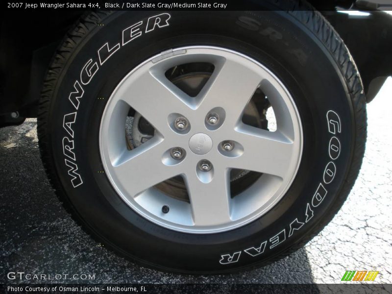 Black / Dark Slate Gray/Medium Slate Gray 2007 Jeep Wrangler Sahara 4x4